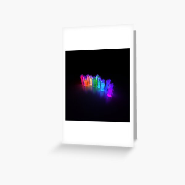 Dispersion Greeting Card