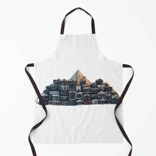 Item preview, A Mountain Range Formed From Stacked Vintage Camer designed and sold by QuirkThreadsCo.
