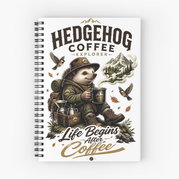 Item preview, Hedgehog Coffee Explore designed and sold by Sovereign Supply Co..