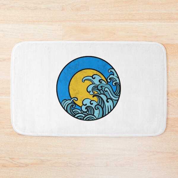 Item preview, zen japanese wave illustration designed and sold by JosieBauch.