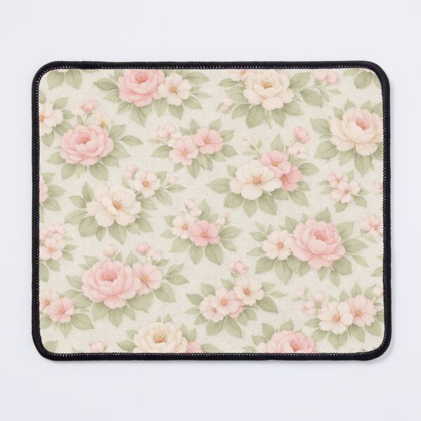 Item preview, Vintage Cottagecore Rose Pattern - Shabby Chic Floral Wallpaper designed and sold by Bela Ambrus.