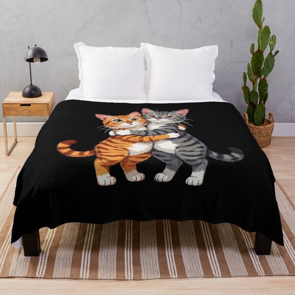 Item preview, Cute Hugging Kittens For Cat Lovers Romantic Cat Couple And Best Friends designed and sold by yoddel.