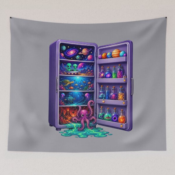 Item preview, Fridge of Infinite Worlds designed and sold by Aimetoi.