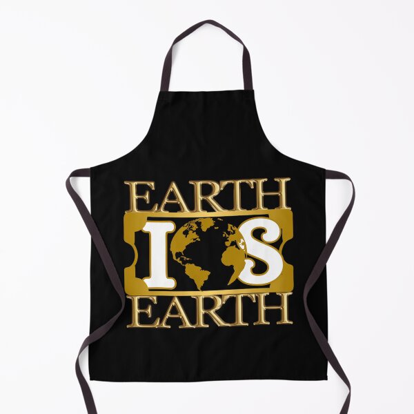 Item preview, Metallic Gold Earth Text Bracketing a Central Golden designed and sold by PolarGraphicsSA.