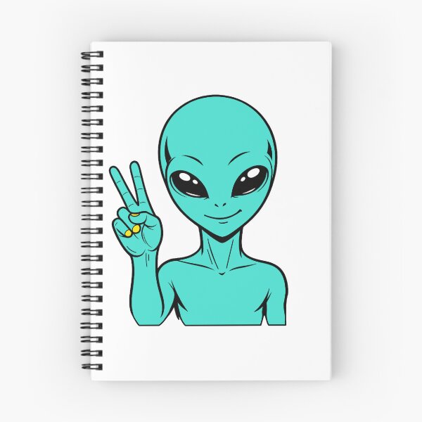 Item preview, ZORGO Alien Peace Sign – Funny Space Alien Peace Gesture Sticker designed and sold by The-Visitors.