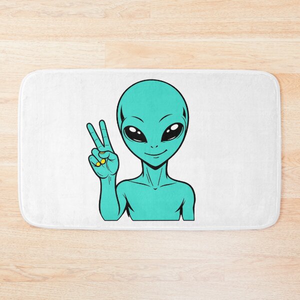 Item preview, ZORGO Alien Peace Sign – Funny Space Alien Peace Gesture Sticker designed and sold by The-Visitors.