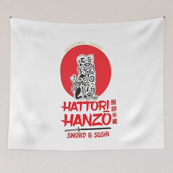 Item preview, Hattorii Hanzoo Sword & Sushi Okinawa Japan designed and sold by SlavisaKon.
