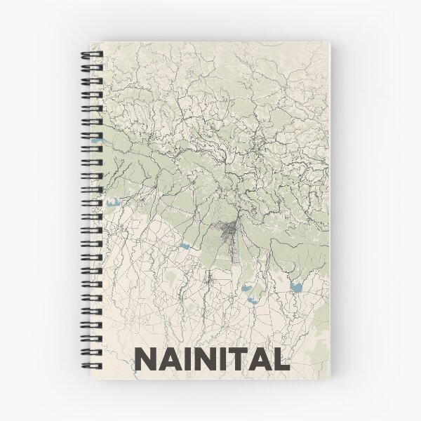 Item preview, Nainital Map designed and sold by MapsNerd.