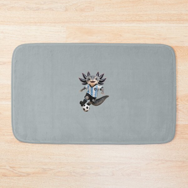 Item preview, Cute Argentina Axolotl Soccer Mascot – Number 10 Football Fan Cartoon designed and sold by MonsoonInkX.