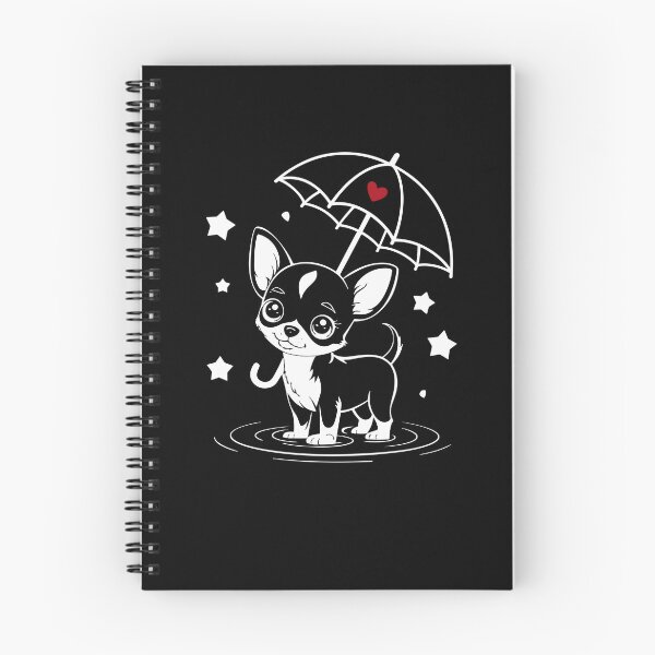 Item preview, Cute Chihuahua Puppy Under Umbrella With Heart For Dog Lovers designed and sold by yoddel.