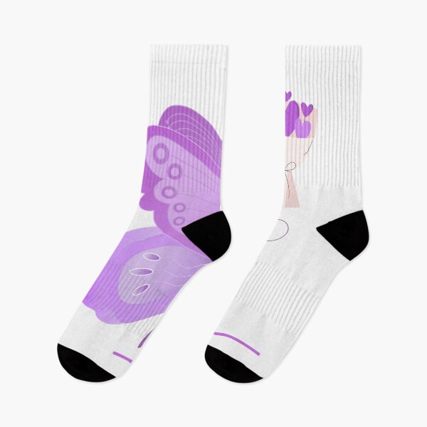 Item preview, Lavender Wings & Hearts designed and sold by NSUniverse.