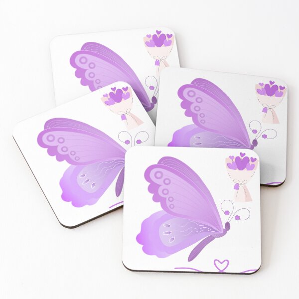 Item preview, Lavender Wings & Hearts designed and sold by NSUniverse.