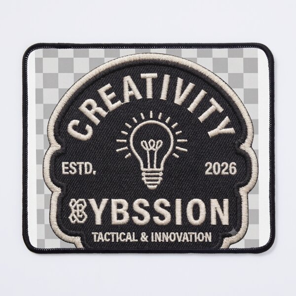 Item preview, Tactical Innovation Creativity Lightbulb Embroidered Patch Sticker designed and sold by Ranchain.