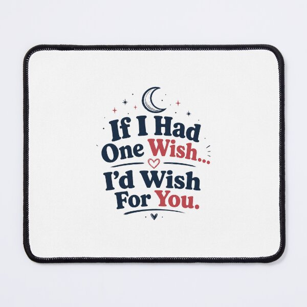 Item preview, If I Had One Wish... I'd Wish For You | Romantic Vintage Love Quote | Cute Couple Aesthetic Typography designed and sold by Lovestickerco.
