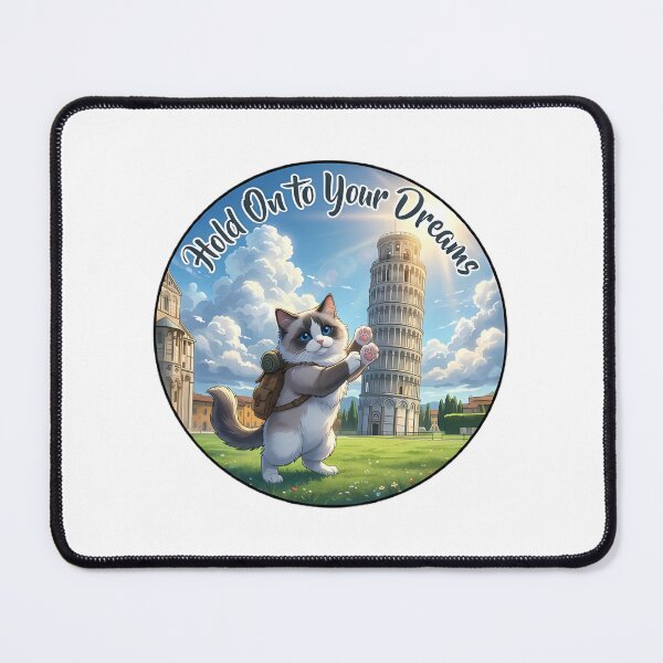 Item preview, Shinkai Tower of Pisa Ragdoll Tee: Hold On to Dreams designed and sold by MossyAndPearl.