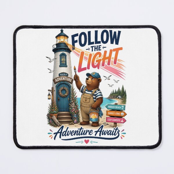 Item preview, Follow The Light Bear Lighthouse designed and sold by Sovereign Supply Co..