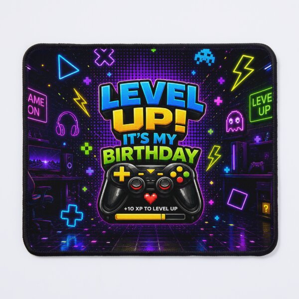 Item preview, Level Up It's My Birthday Gamer designed and sold by KIDXTR.