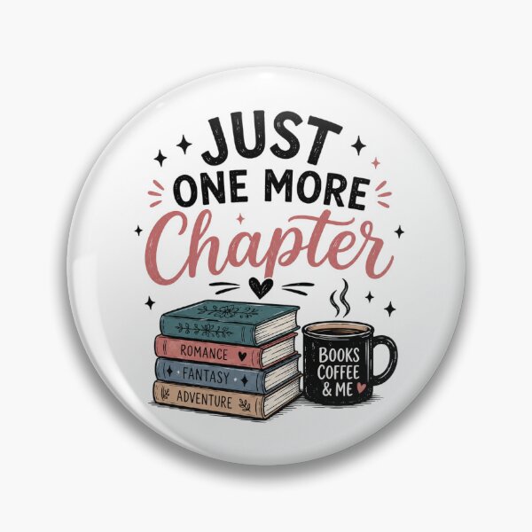 Item preview, Just One More Chapter Book Lover | Sticker | Reading Lover Gift | Bibliophile Coffee Books Aesthetic designed and sold by MakeMemoryStore.