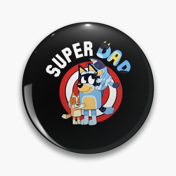 Item preview, Super Dad Blue Dog Family Hug Father Appreciation designed and sold by Amir9a.