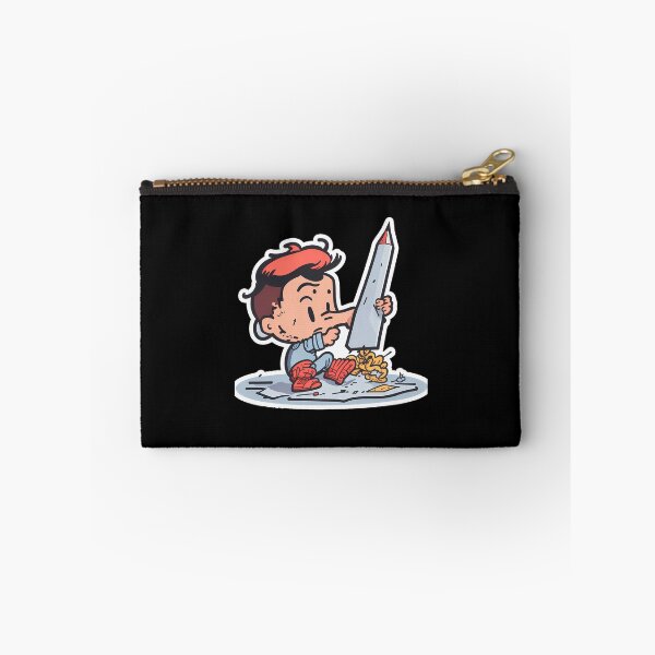 Item preview, Cute Little Boy Sharpening Huge Grey Pencil designed and sold by Amir9a.