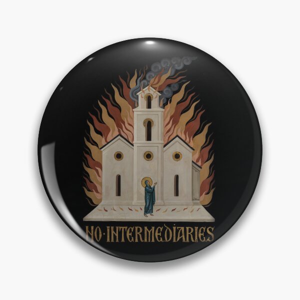 Item preview, Burning Church No Intermediaries designed and sold by darudcraft.