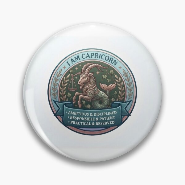 Item preview, I Am Capricorn Zodiac Sign Ambitious Astrology Art designed and sold by PrintableArt123.