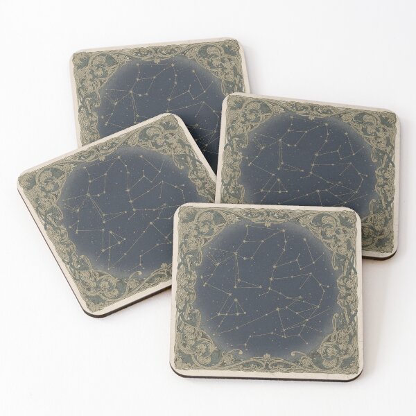 Item preview, Gilded Constellation Map designed and sold by PictorialWhimsy.