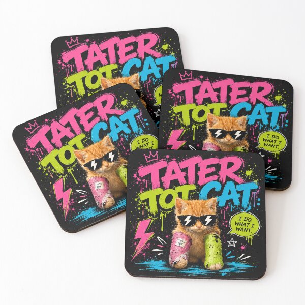 Item preview, Retro Punk Kitten Street Art Illustration designed and sold by Abidel.