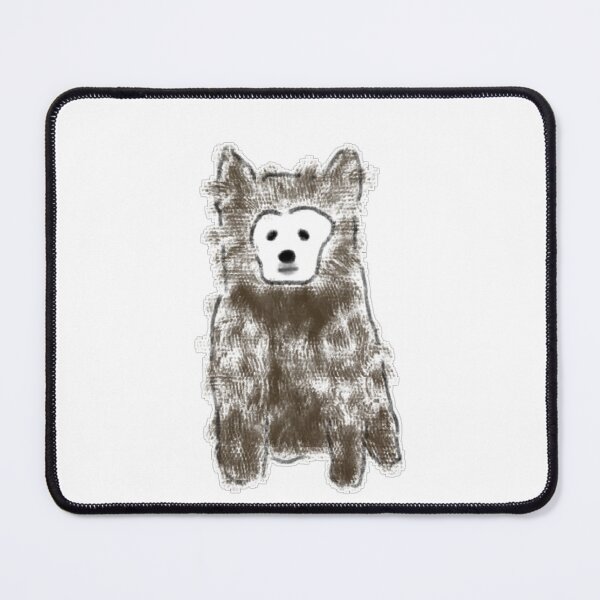 Item preview, Cute Fluffy Bear Dog Illustration designed and sold by raun.draw.