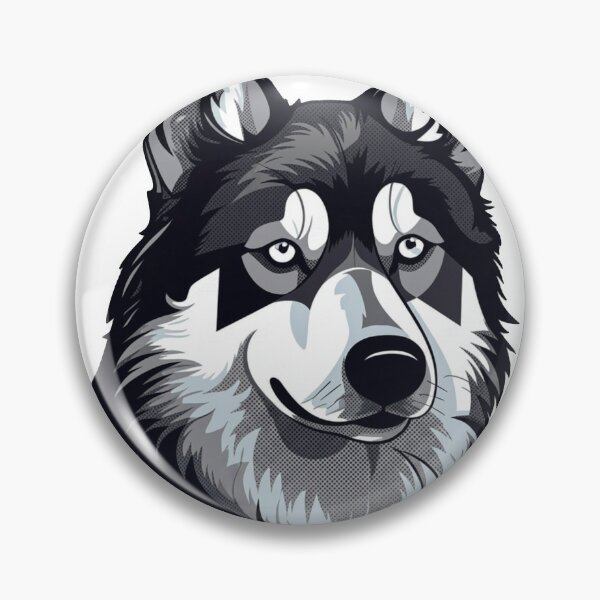 Item preview, Majestic Husky Dog Pop Art Illustration designed and sold by Antony004.
