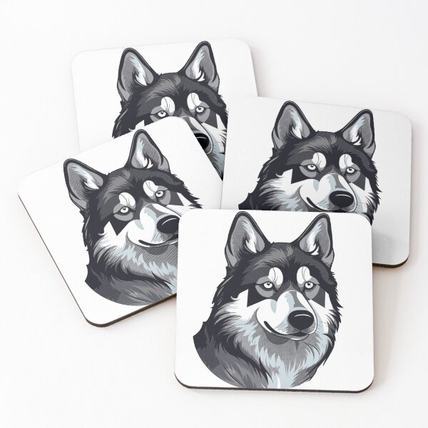 Item preview, Majestic Husky Dog Pop Art Illustration designed and sold by Antony004.