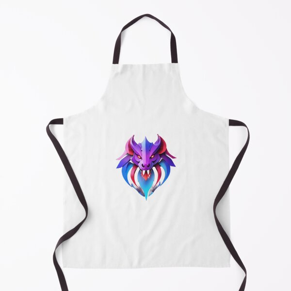 Artikelvorschau, Neon Purple Dragon Emblem – Symmetrical Fantasy Vector Logo entworfen und verkauft von Artisan Finds Online.