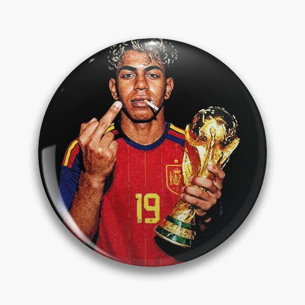 Item preview, Laminemiddle finger, Spain Soccer designed and sold by Thudesign85.