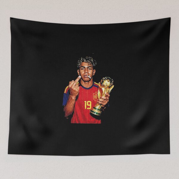 Item preview, Laminemiddle finger, Spain Soccer designed and sold by Thudesign85.