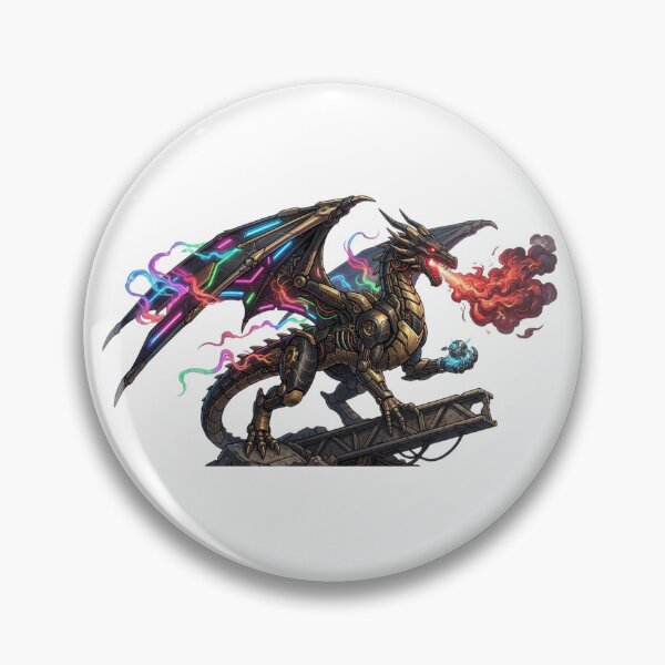 Item preview, Cybernetic Flame Dragon designed and sold by RoyAnt90.
