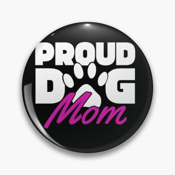 Item preview, Proud Dog Mom - Cute Paw Print Typography designed and sold by GenZFashion000.