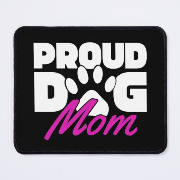 Item preview, Proud Dog Mom - Cute Paw Print Typography designed and sold by GenZFashion000.