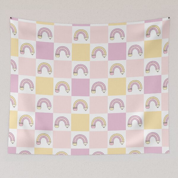 Item preview, Colorful Pencils - Checkered School Background designed and sold by Julza Art.