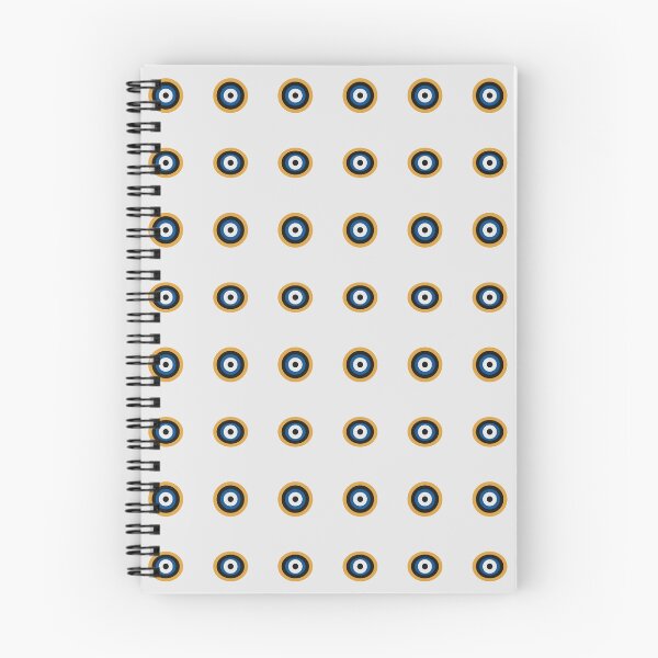 Item preview, Diseño sencillo de ojos turcos 1 - Azul griego, dorado y blanco designed and sold by Daniel Bevis Design.