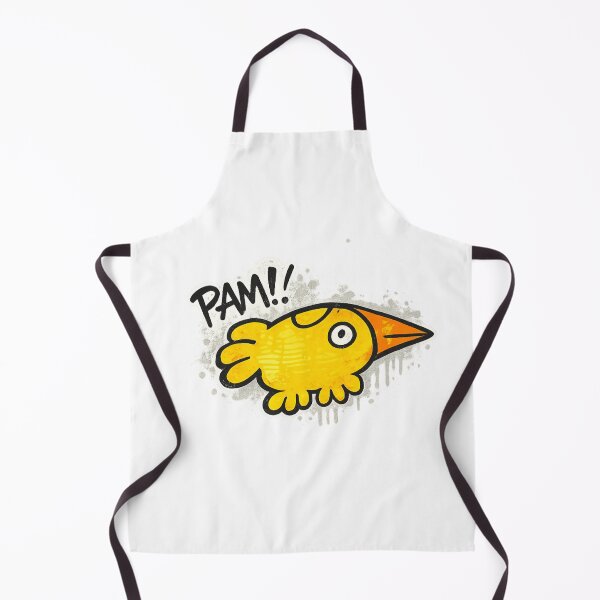 Item preview, Yellow Pam Graffiti Bird | Melbourne Street Art Inspired Sticker & T-Shirt designed and sold by Punch81.