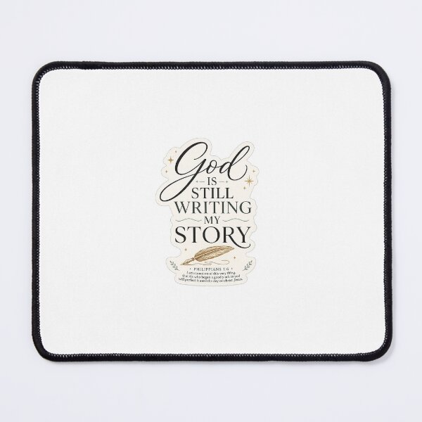 Item preview, God is still writing your story, Christian bible verses and quotes designed and sold by napturallyval.