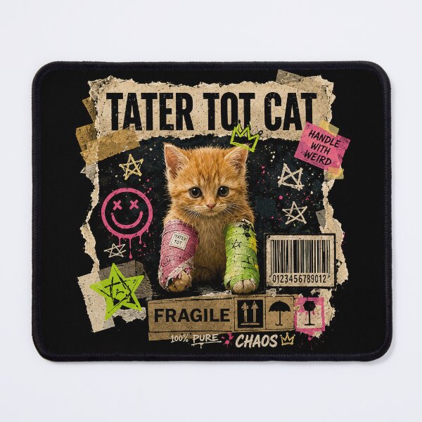 Item preview, Chaos Kitten Retro Grunge Collage Illustration designed and sold by Abidel.