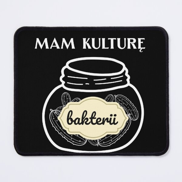 Item preview, mam kulture bakterii polish humor food pun designed and sold by Anna Sacha.