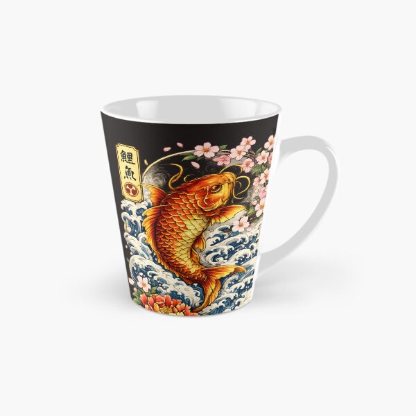 Item preview, Japanese Koi Fish Tattoo | Traditional Irezumi Art with Sakura, Peony & Waves designed and sold by Neo Tokio.