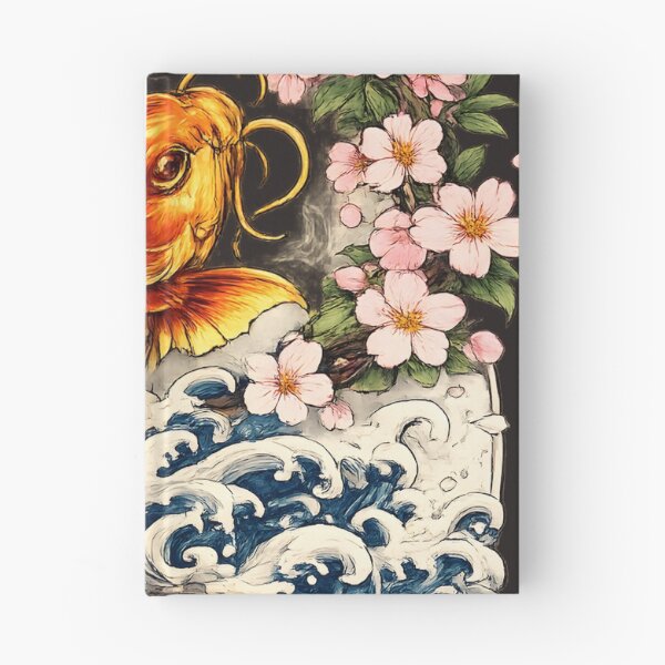 Item preview, Japanese Koi Fish Tattoo | Traditional Irezumi Art with Sakura, Peony & Waves designed and sold by Neo Tokio.