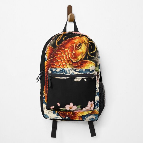 Item preview, Japanese Koi Fish Tattoo | Traditional Irezumi Art with Sakura, Peony & Waves designed and sold by Neo Tokio.