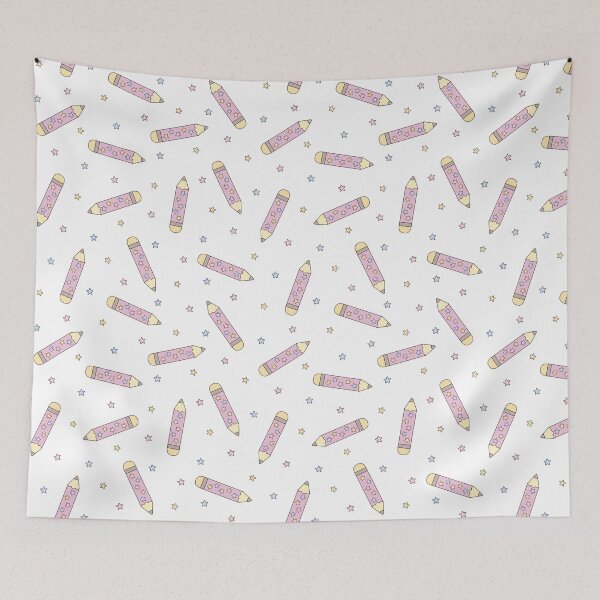 Item preview, School Pencils Pattern designed and sold by Julza Art.