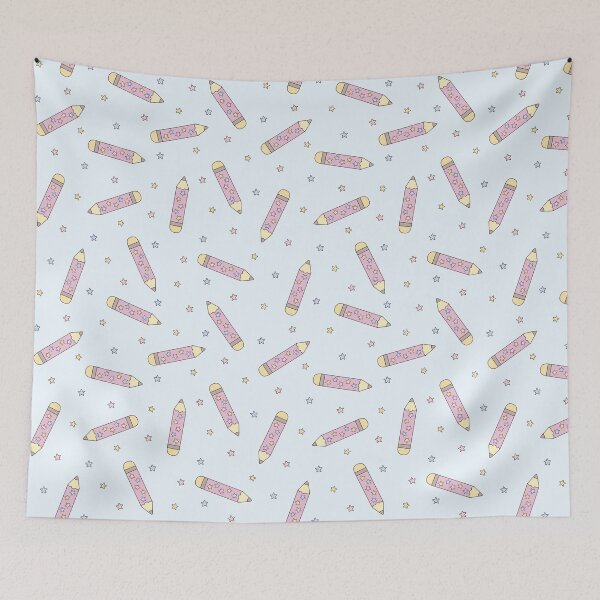 Item preview, School Pencils Pattern designed and sold by Julza Art.