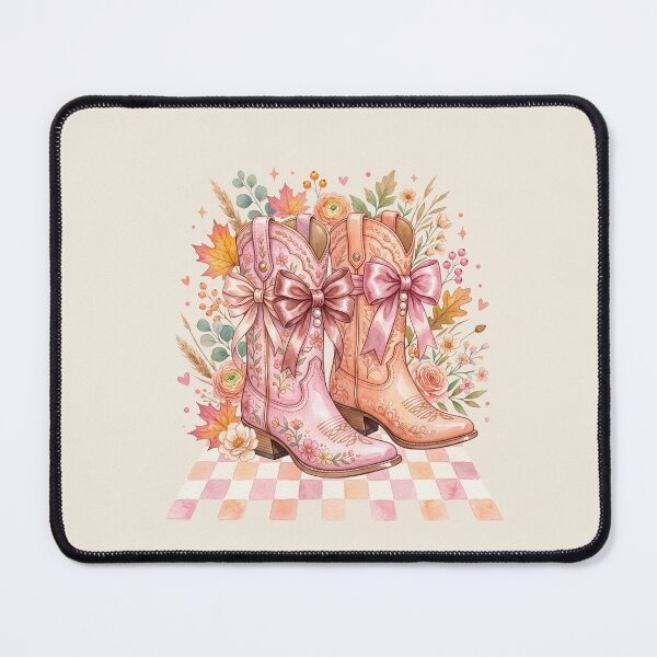 Item preview, Pink Cowgirl Boots designed and sold by dudelinart.
