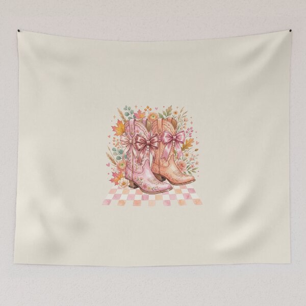 Item preview, Pink Cowgirl Boots designed and sold by dudelinart.